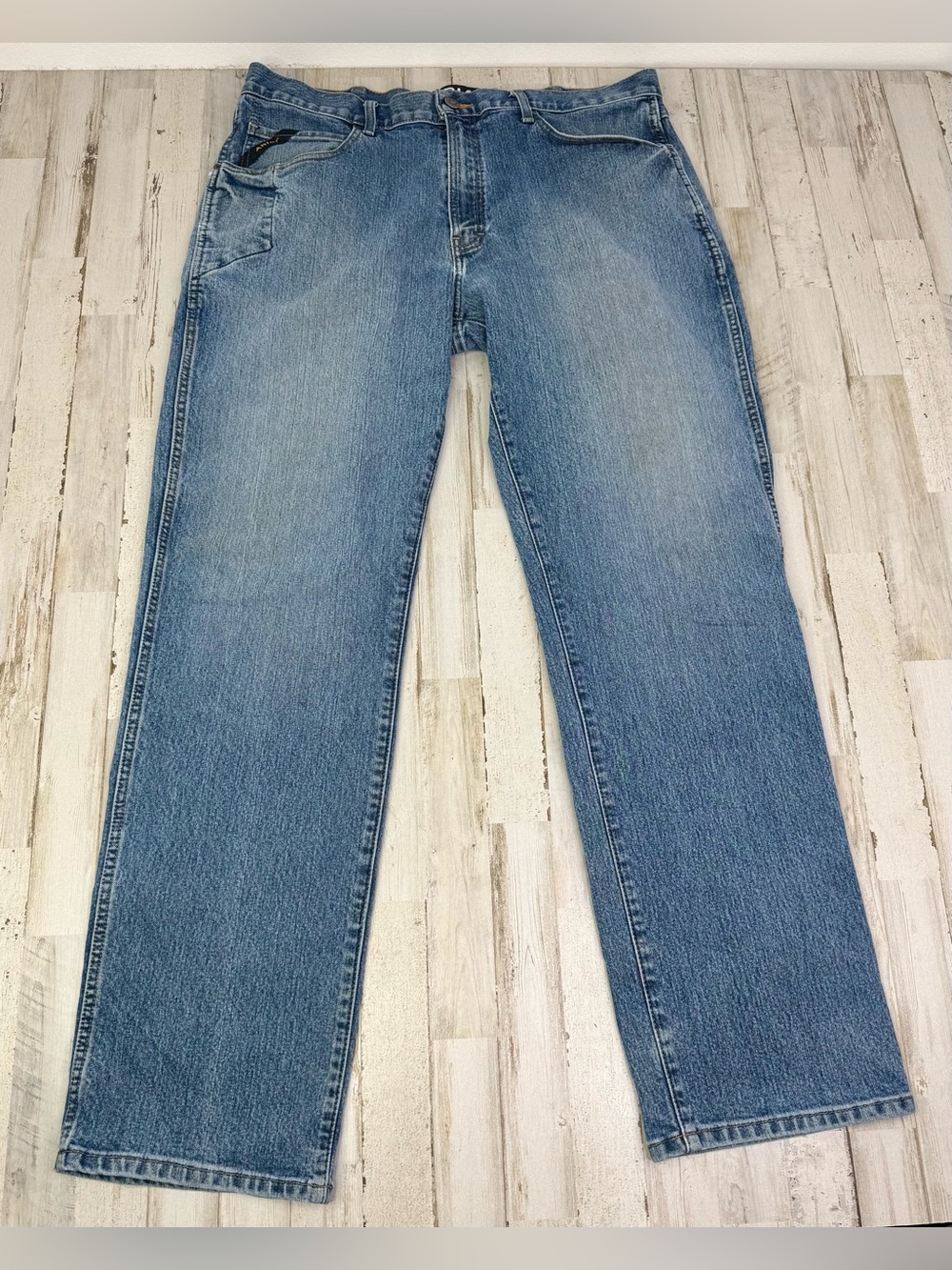 Ariat Rebar M3 Loose Straight Blue Jeans Men’s Size 38x34 Western Cowboy Work